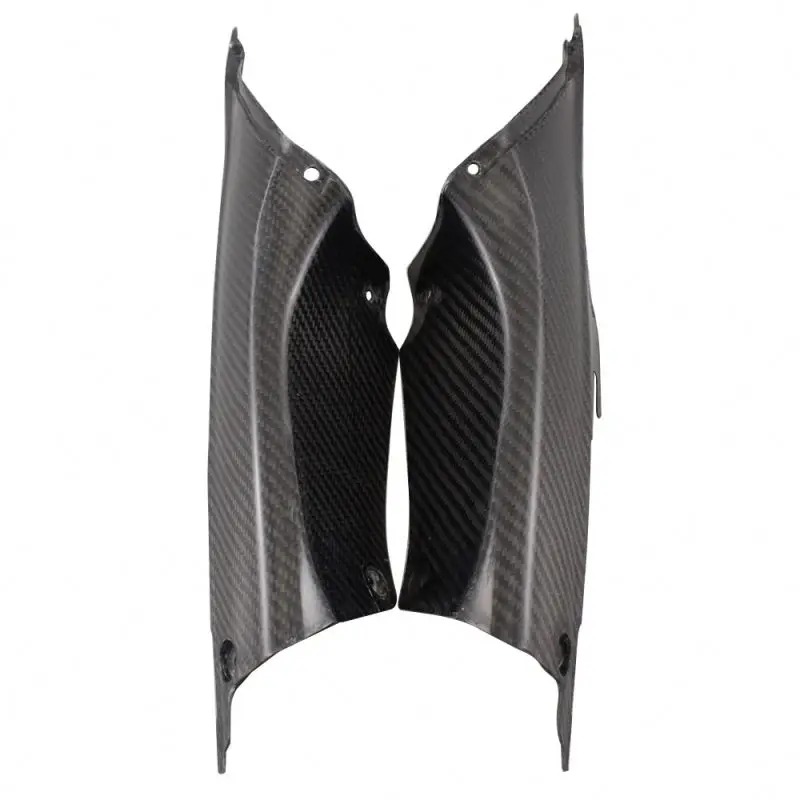 Cafe Racer Motorcycle Carbon Fiber UV Coating Fairing Air Duct Tube Cover for  CBR1000RR CBR 1000 RR CBR1000 RR 2012-2015